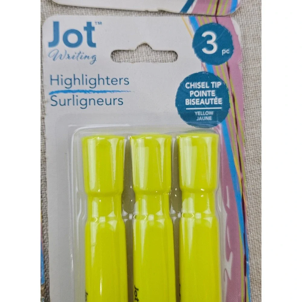 Jot Highlighters and Safety Scissors Bulk Set Kids School Supplies 23pc Bundle